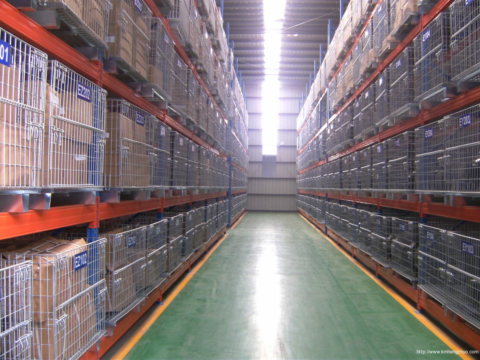HZ-l03可折疊倉儲籠應用案例 HZ-l03可折疊倉儲籠應用案例